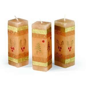  UNICEF Holiday Pillar Candle Set   Handmade in South 