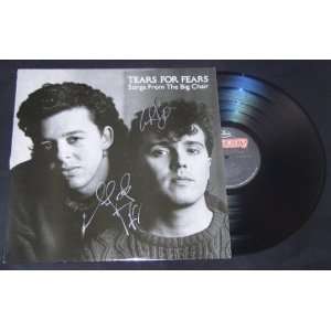  Tears for Fears Songs from the Big Chair Hand Signed In 