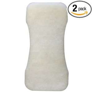 Compac Hands Free Bare Back Scrubber Exfoliating Pad Refill (Pack of 2 