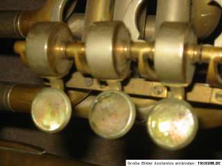 Nice old rot. Tuba w.garland & Mother of Pearl triggers  