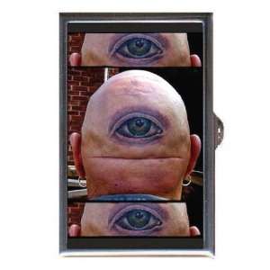 Tattoo Eye Back of Bald Head Coin, Mint or Pill Box Made in USA
