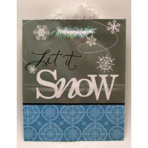   Hallmark Christmas XGB9812 Small Let it Snow Gift Bag 