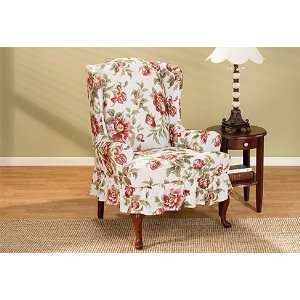  Stretch Olivia Wing Back Chair Slipcover: Home & Kitchen