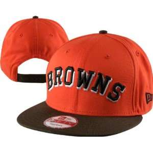   Browns Cooperstown 9FIFTY Reverse Word Snapback Hat: Sports & Outdoors