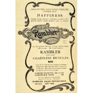   Chicago Bicycles Vintage Transportation Bike   Original Print Ad