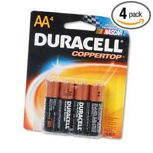 Duracell  Coppertop Alkaline Batteries, AA, 4/pack    Sold as 2 