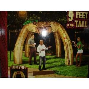  9ft Gemmy Airblown Inflatable Tiki Hut: Home & Kitchen