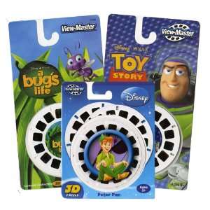    View Master Scenic 3 Card Sets, Cartoon Pack #1: Toys & Games