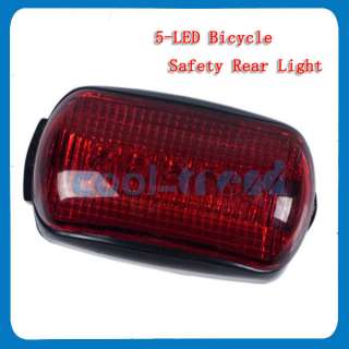 New 5 LED Bike Bicycle Safety Flashing Rear Light Torch C  