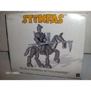    Stikfas Omega Male Armored Knight w/ Stallion Toys & Games