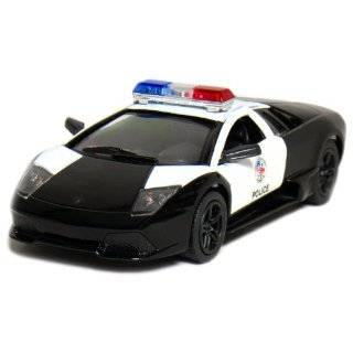 Lamborghini Murcielago LP640 4 Police136 Scale (Black/White)