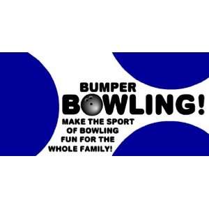    3x6 Vinyl Banner   Bowling League Youth Bumpers: Everything Else