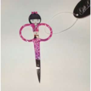   Stainless Steel Kimono Girl Scissors Cherry Blossom: Office Products