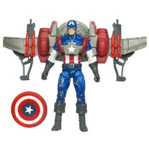  Marvel Captain America With Glider Jetpack Toys & Games