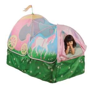  Pop Up Princess Carriage Bed Tent: Toys & Games