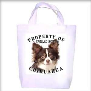  Chihuahua LONGHAIR Property Shopping   Dog Toy   Tote Bag 