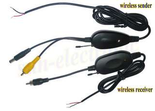 4Ghz Wireless RCA Video Transmitter & Receiver for Car Reaverse 