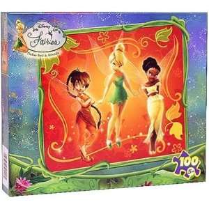   Puzzle   Tinker Bell and Friends 100 pcs Puzzle Toy Box: Toys & Games
