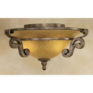  Quoizel FM1664ML Fairmont 2 Light Flush Mount in Malaga 