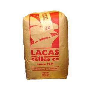 Lacas Original City Roast Coffee 5lb Whole Bean Bag:  