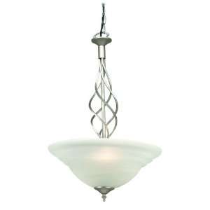  Ceiling Lamp, Satin Steel, 60Wx2/A Type