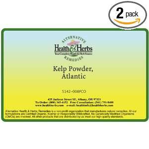  Alternative Health & Herbs Remedies Kelp Powder, Atlantic 