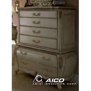 Aico Lavelle Blanc Drawer Chest   54070T/B 04 