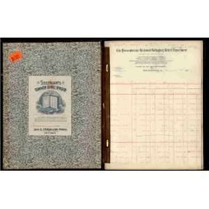   DEPARTMENT HOLOGRAPHIC LEDGER 1887: Pennsylvania Railroad: Books