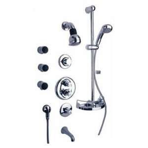  La Toscana by Paini SHOWER8CP Shower System, Chrome