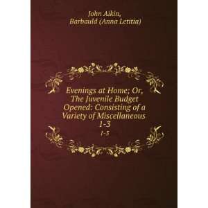   of Miscellaneous . 1 3 Barbauld (Anna Letitia) John Aikin Books