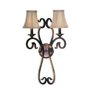   Firenze 2 Light Bathroom Light, Torched   4311484