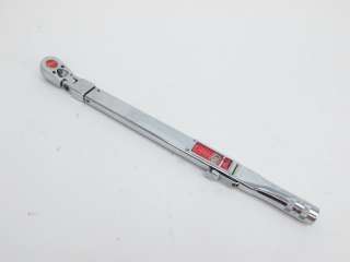 Snap On Adj Click Type Flex Ratchet 1/2 Torque Wrench TQFR250 40 250 