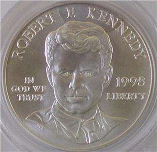 1998 S US Robert Kennedy SILVER Dollar   MS69 PCGS Slab  