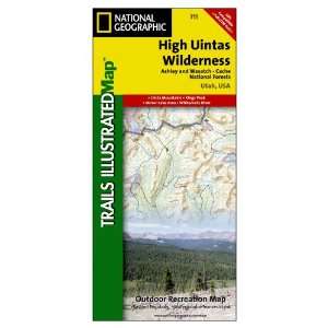   Geographic High Unitas Wilderness Map   Utah