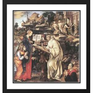  Lippi, Filippino 28x30 Framed and Double Matted Apparition 