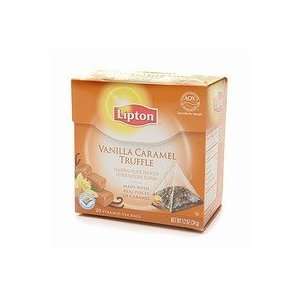 Lipton Pyramid Black Tea Bags, Vanilla: Grocery & Gourmet Food