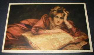 Old 1908 Philip BOILEAU Postcard   Thinking of You  