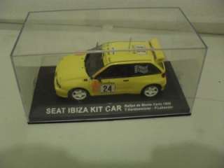 IXO..SEAT Ibiza Kit car, Rally car.1/43. Diecast model  