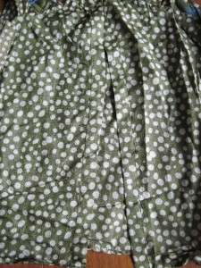 NWOT* JOIE Olive Polka Dot Open Back Tank Top X Small  