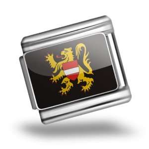   Flag region Belgium Bracelet Link Italian Charms Original Jewelry