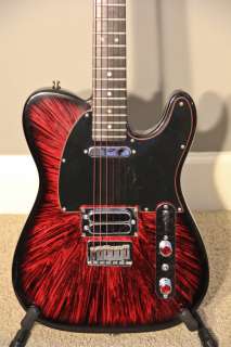 1990 FENDER TELECASTER PLUS IN RARE FIRESTORM RED FINISH  