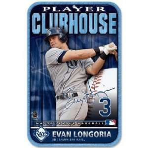  MLB Tampa Bay Rays Evan Longoria Sign: Sports & Outdoors