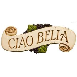  Ciao Bella Italian wall plaque: Home & Kitchen