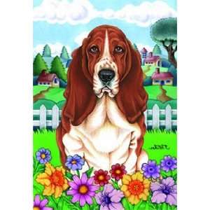  Basset Hound   by Tomoyo Pitcher, Spring Dog Breed 28 x 