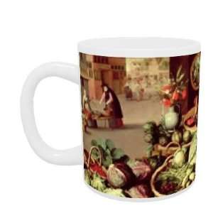  Vegetable Market by Lucas van Valckenborch   Mug 