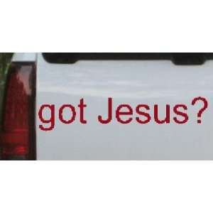Red 24in X 5.2in    Got Jesus Christian Car Window Wall Laptop Decal 