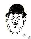 Brown Derby Caricature of Oliver Hardy by Jack Lane