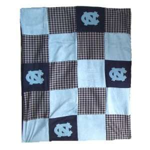   North Carolina Tarheels UNC Patchwork Quilt Blanket: Sports & Outdoors