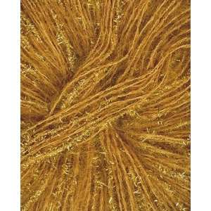  Karabella Gossamer Yarn 6487 Yellow w/Gold Arts, Crafts & Sewing