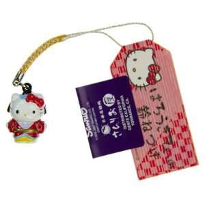  Hello Kitty in Edo Period Costume Mini Figure Bell Charm 